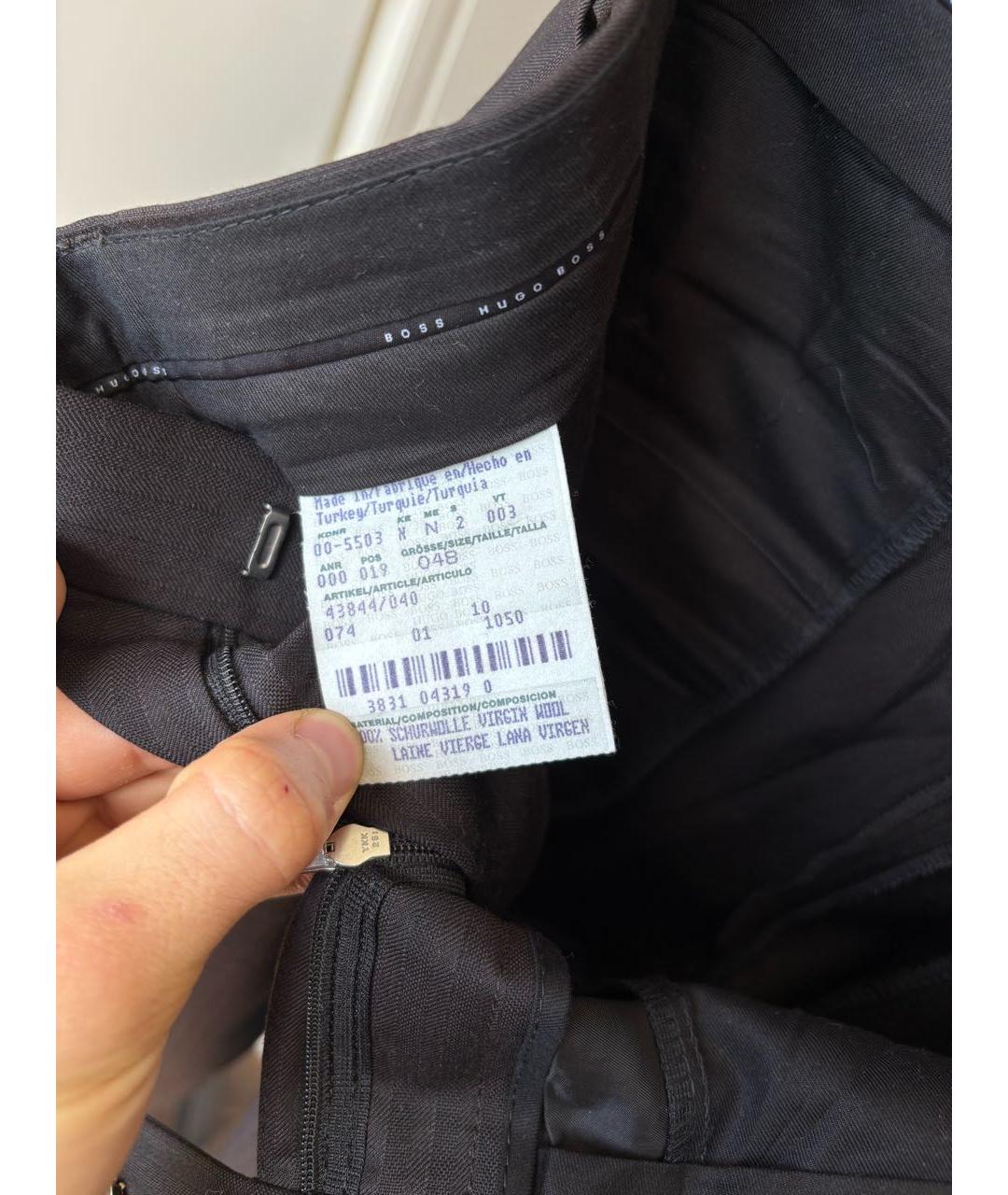HUGO BOSS Черный классический костюм, фото 8