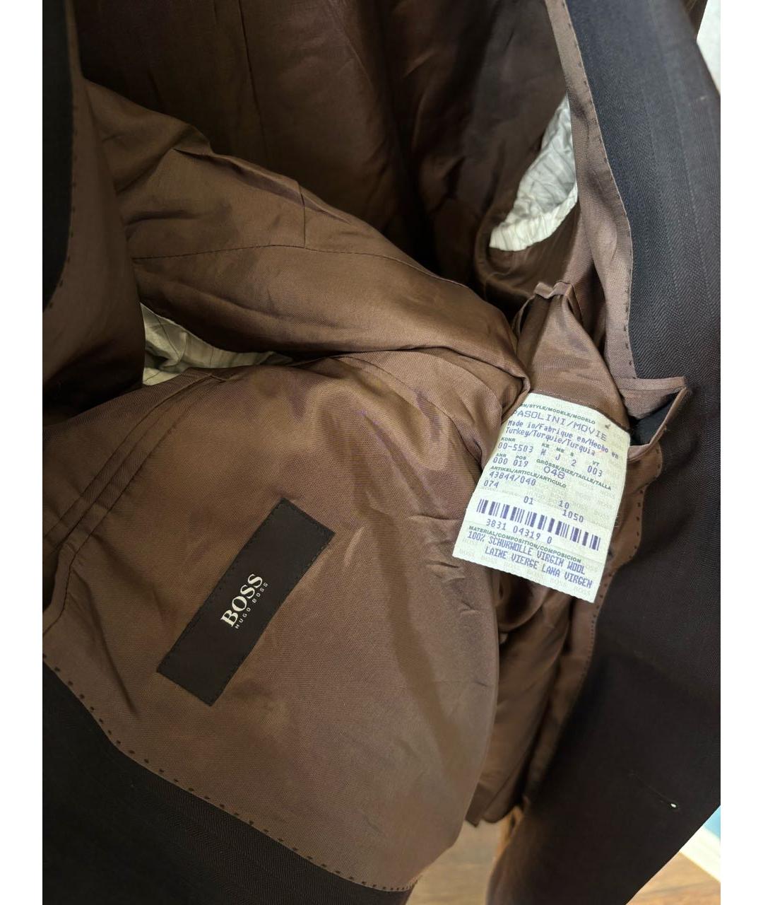 HUGO BOSS Черный классический костюм, фото 7