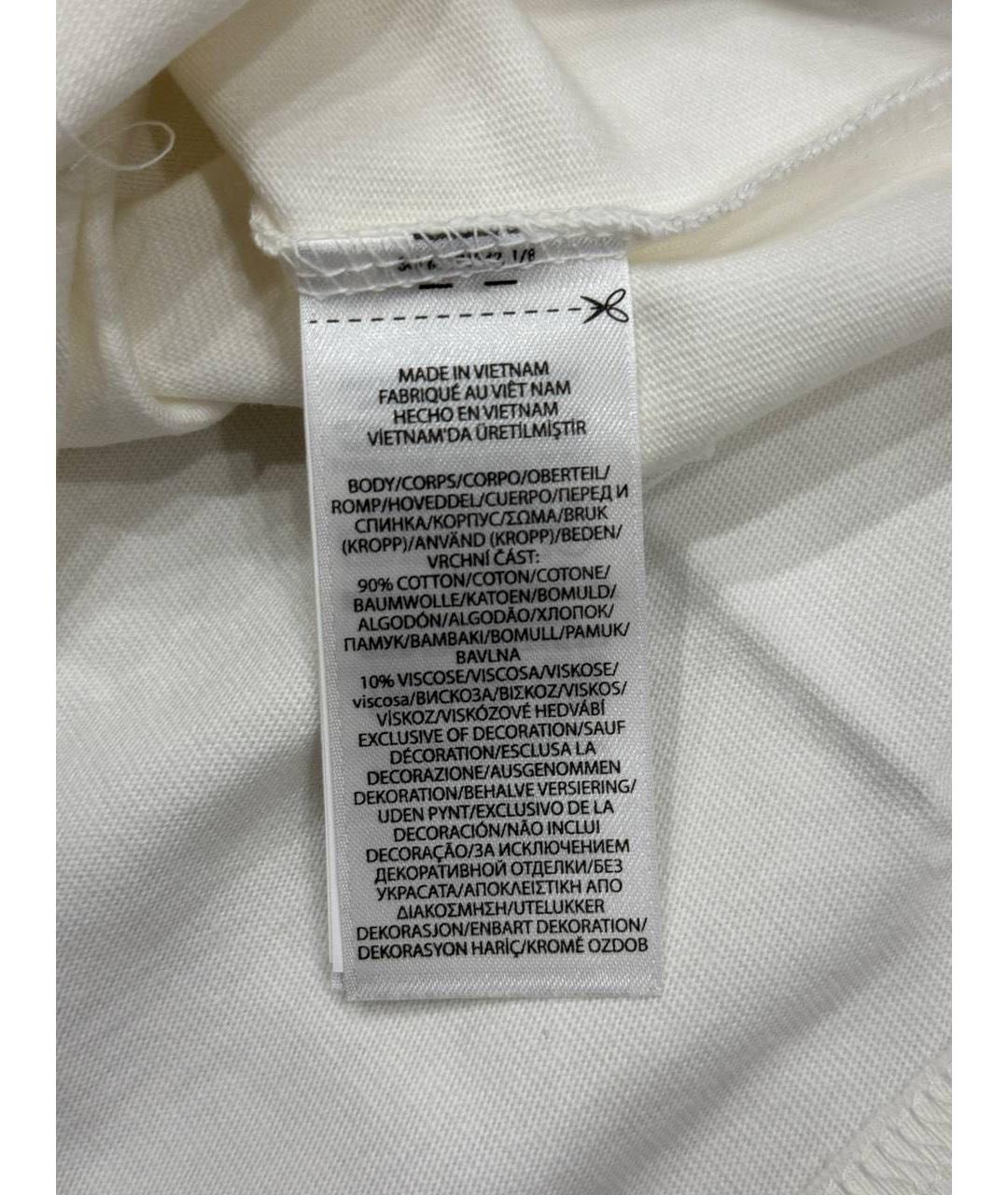 POLO RALPH LAUREN Белая хлопковая футболка, фото 4
