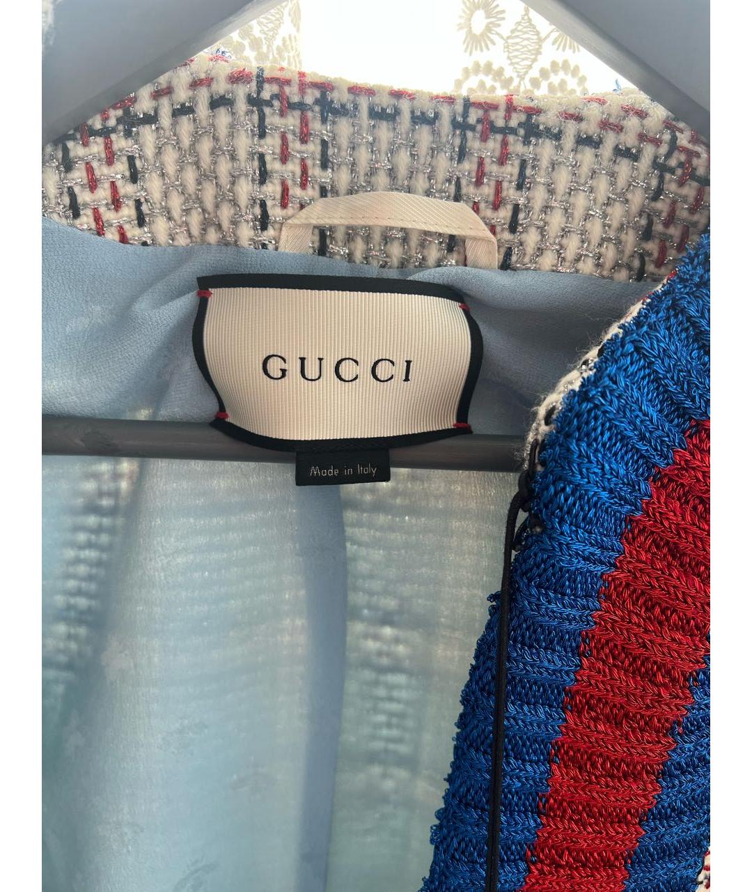 GUCCI Мульти вискозный жакет/пиджак, фото 8