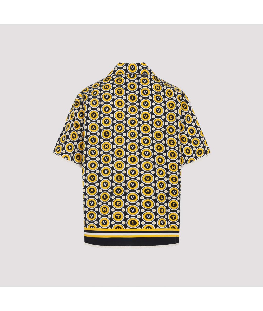 VALENTINO Мульти хлопковая кэжуал рубашка, фото 4
