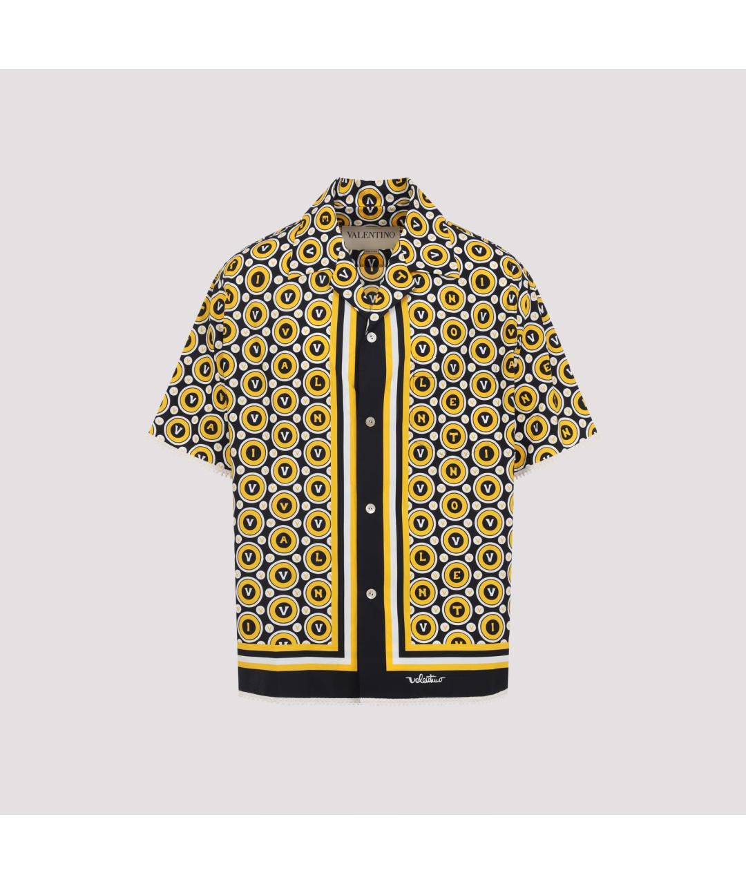 VALENTINO Мульти хлопковая кэжуал рубашка, фото 3
