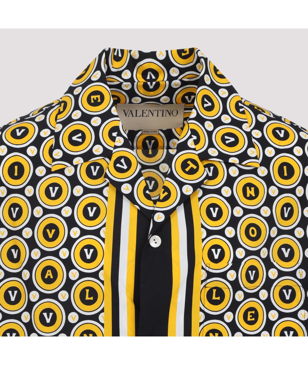 VALENTINO Мульти хлопковая кэжуал рубашка, фото 6