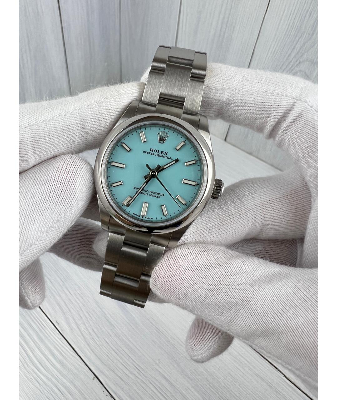 ROLEX Голубые часы, фото 2