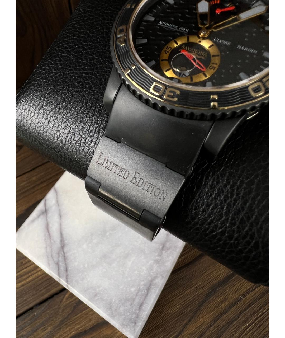 Ulysse Nardin Черные часы, фото 4