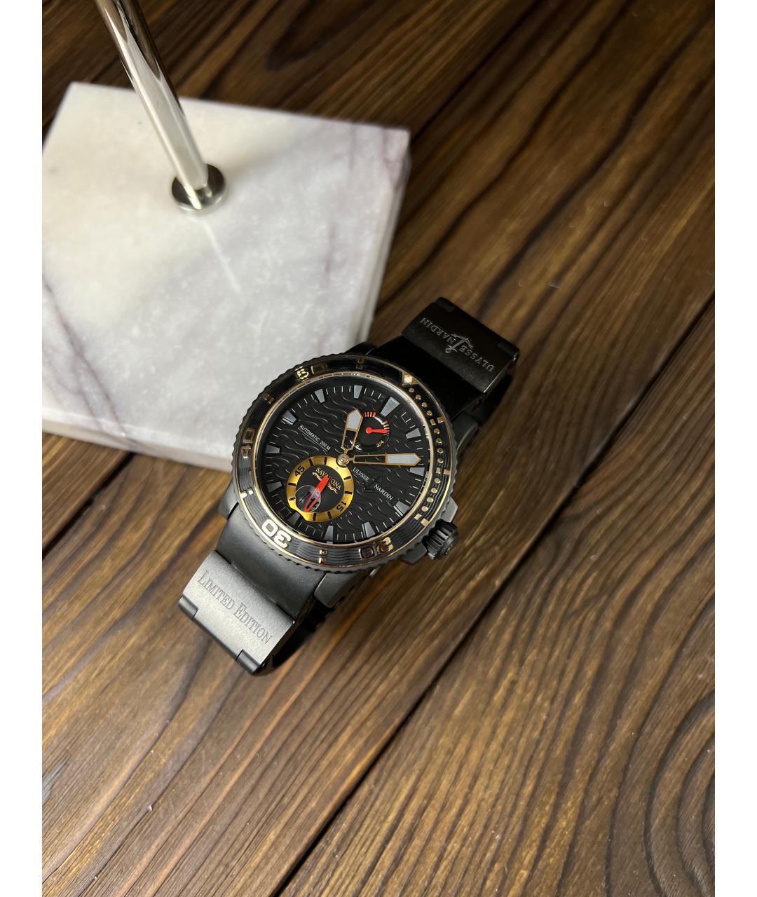 Ulysse Nardin Черные часы, фото 5