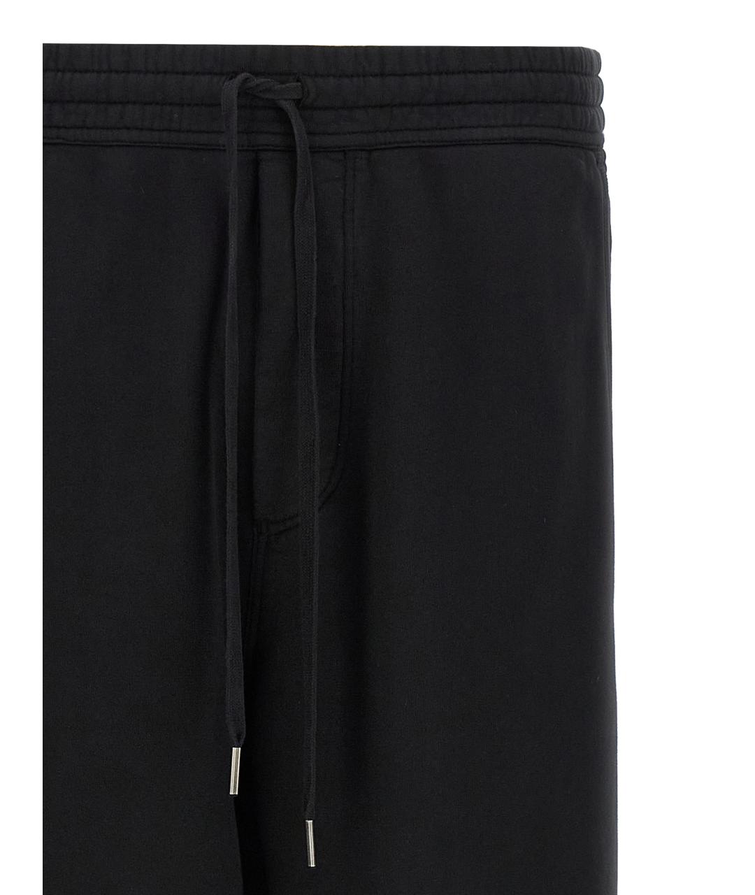 TOM FORD Черные хлопковые повседневные брюки, фото 3
