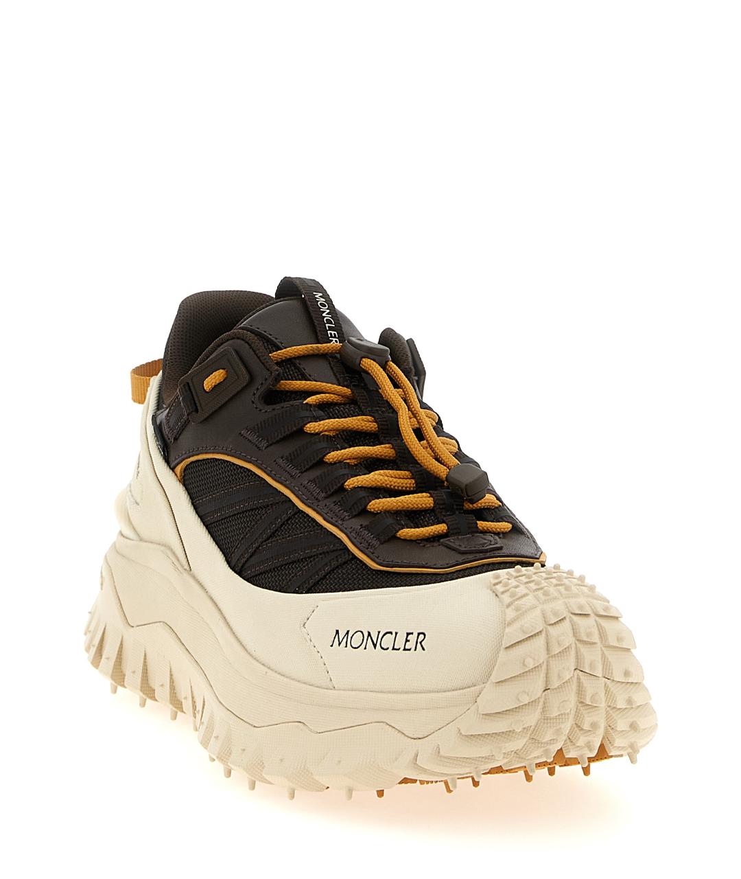 MONCLER Мульти синтетические низкие кроссовки / кеды, фото 2