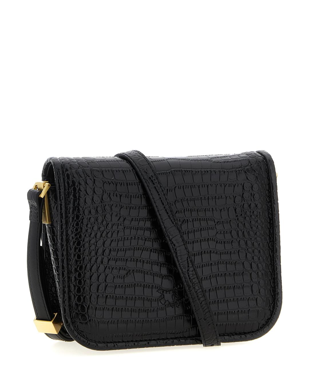 PINKO Черная кожаная сумка через плечо, фото 2