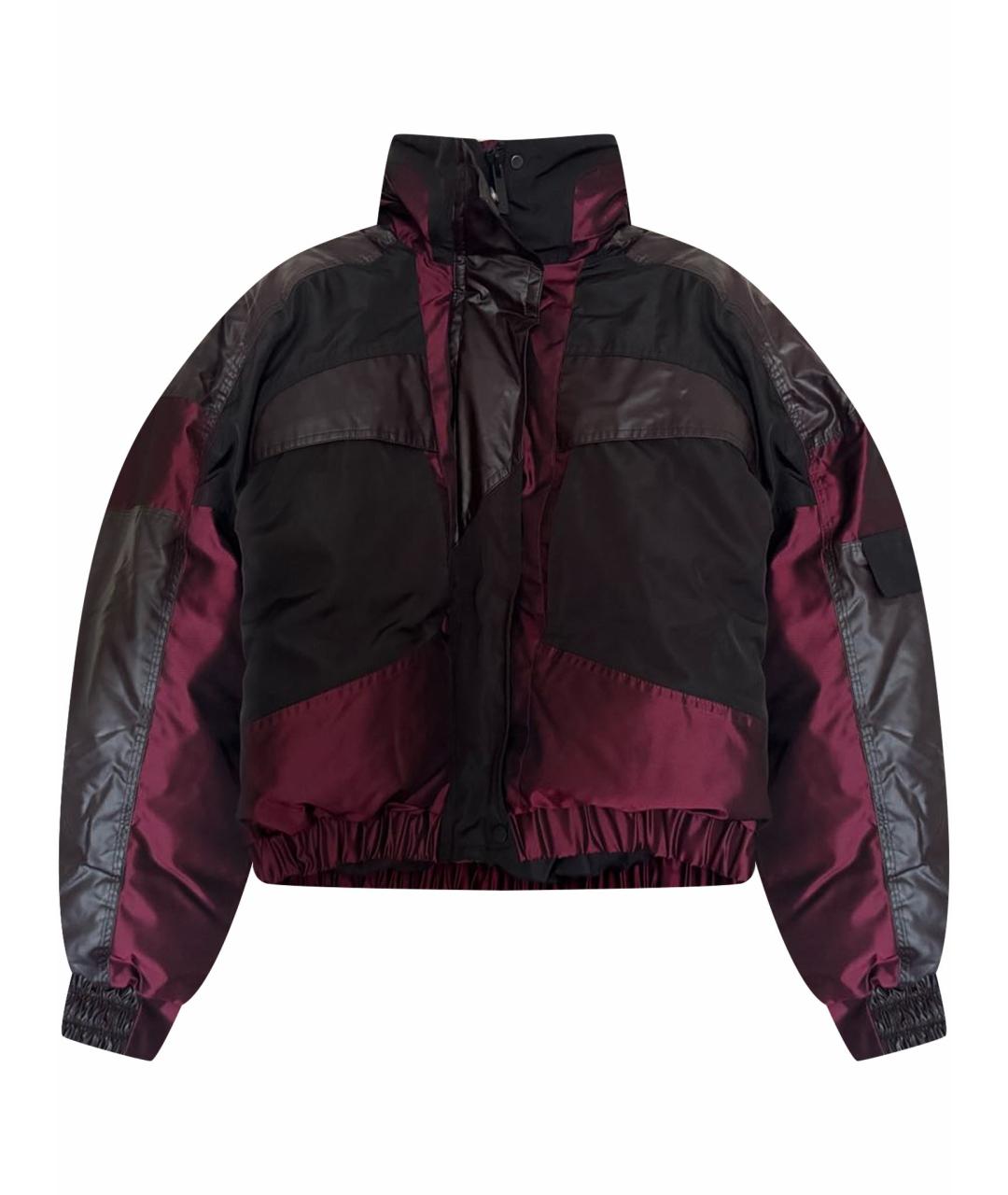 MCQ ALEXANDER MCQUEEN Бордовая полиэстеровая куртка, фото 1