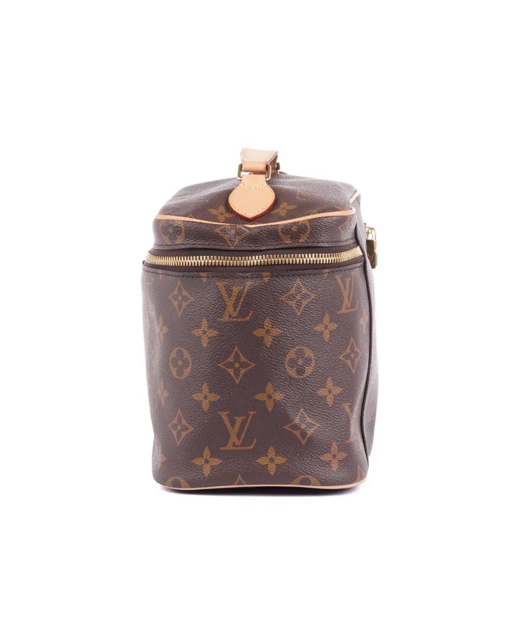 LOUIS VUITTON Коричневая косметичка, фото 6