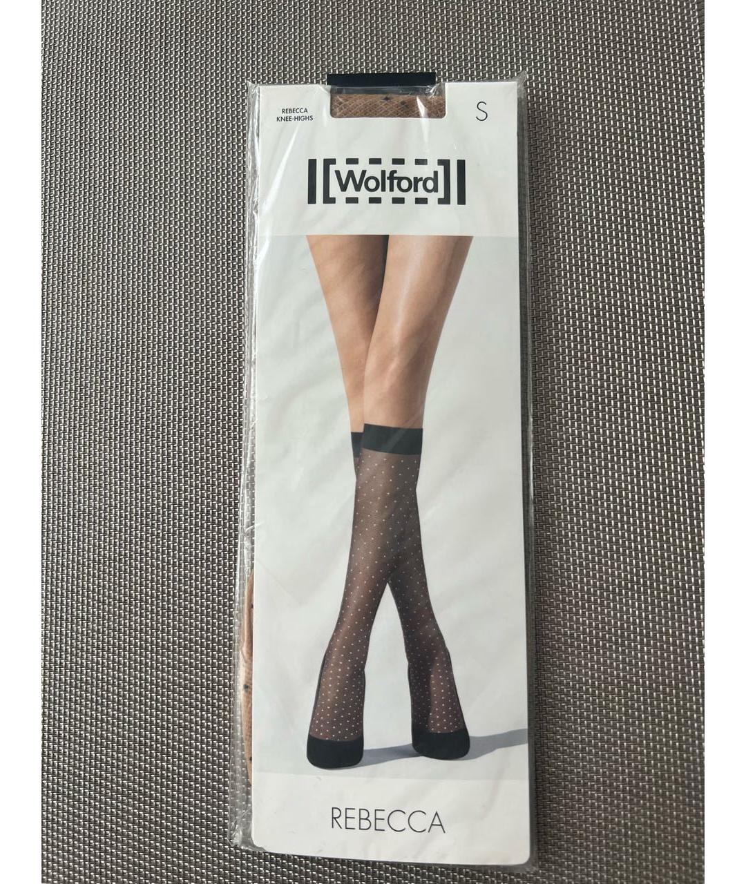WOLFORD Бежевые носки, чулки и колготы, фото 5
