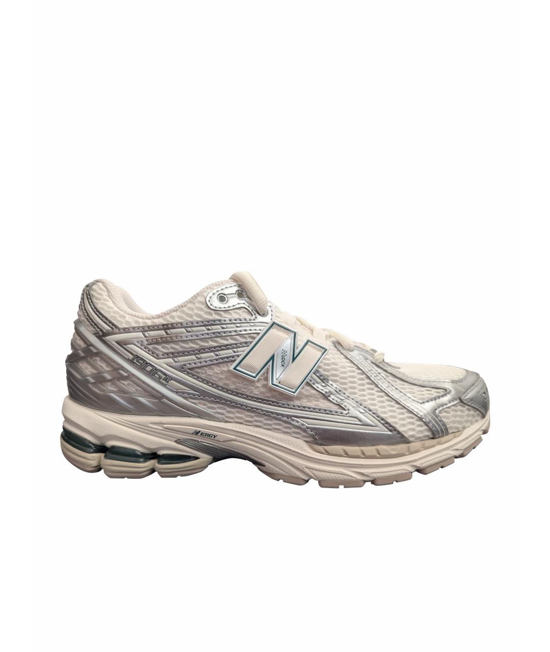 NEW BALANCE Белые текстильные низкие кроссовки / кеды, фото 1