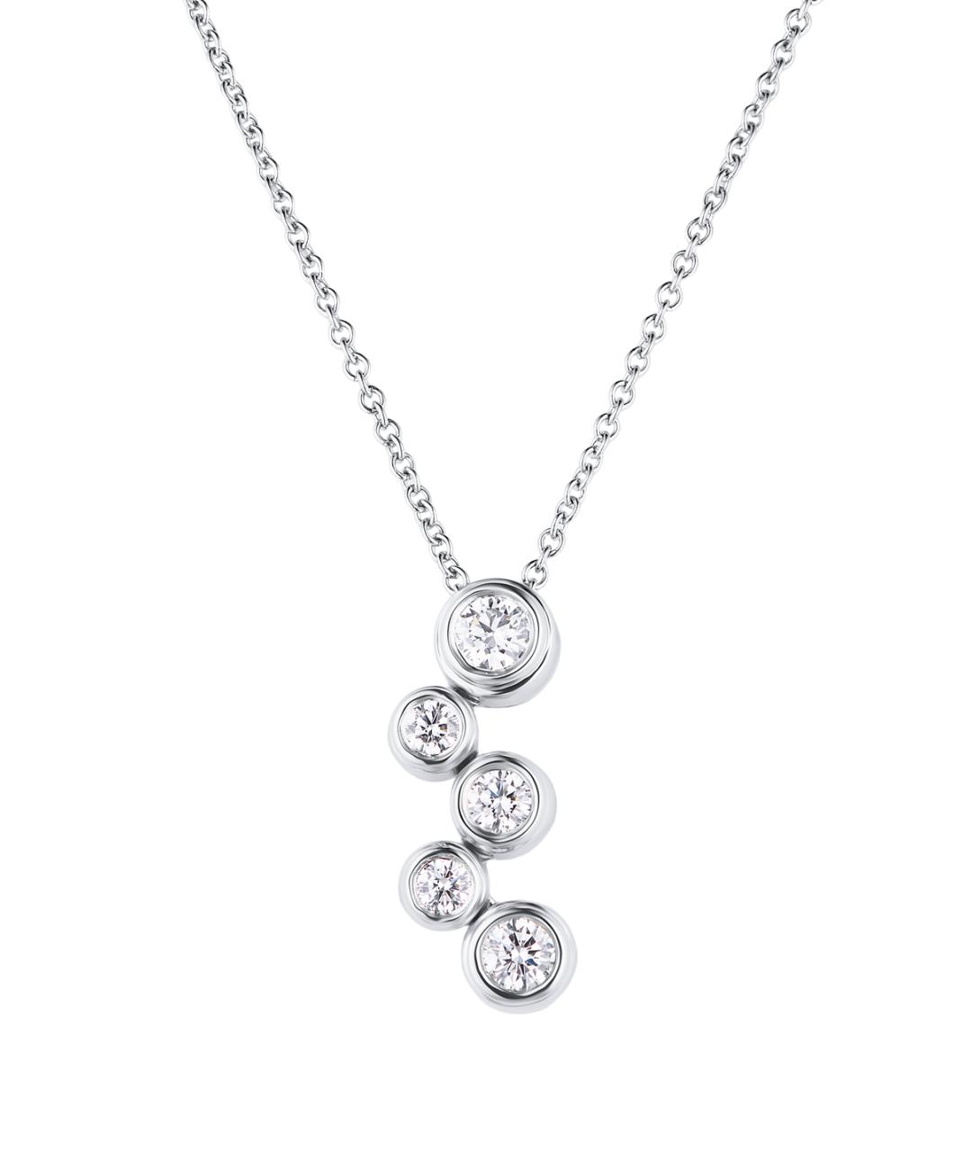 TIFFANY&CO Серебряная платиновая подвеска, фото 2