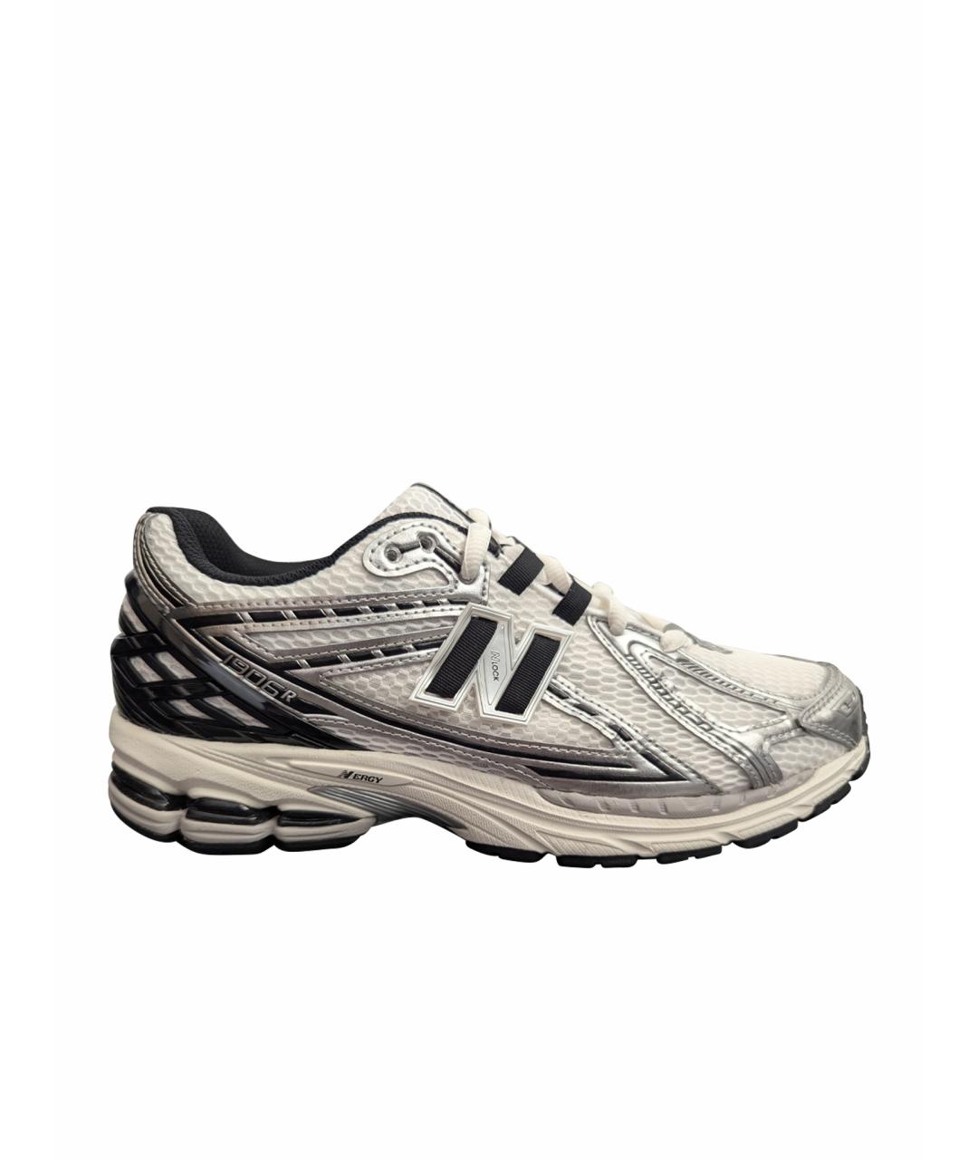 NEW BALANCE Серые текстильные низкие кроссовки / кеды, фото 1
