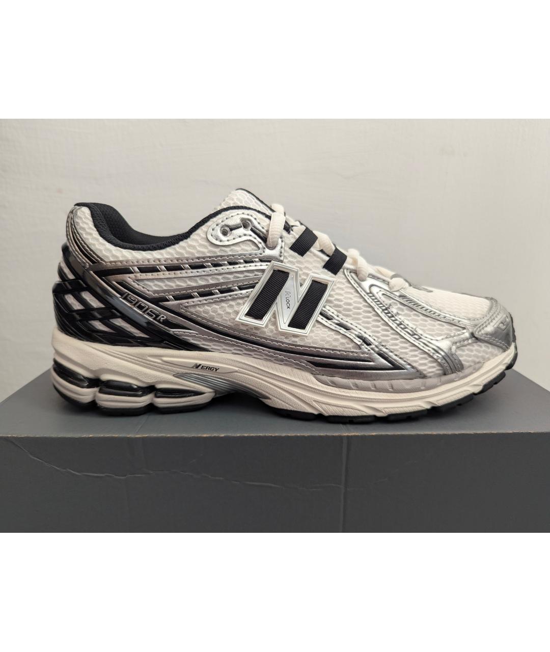 NEW BALANCE Серые текстильные низкие кроссовки / кеды, фото 6