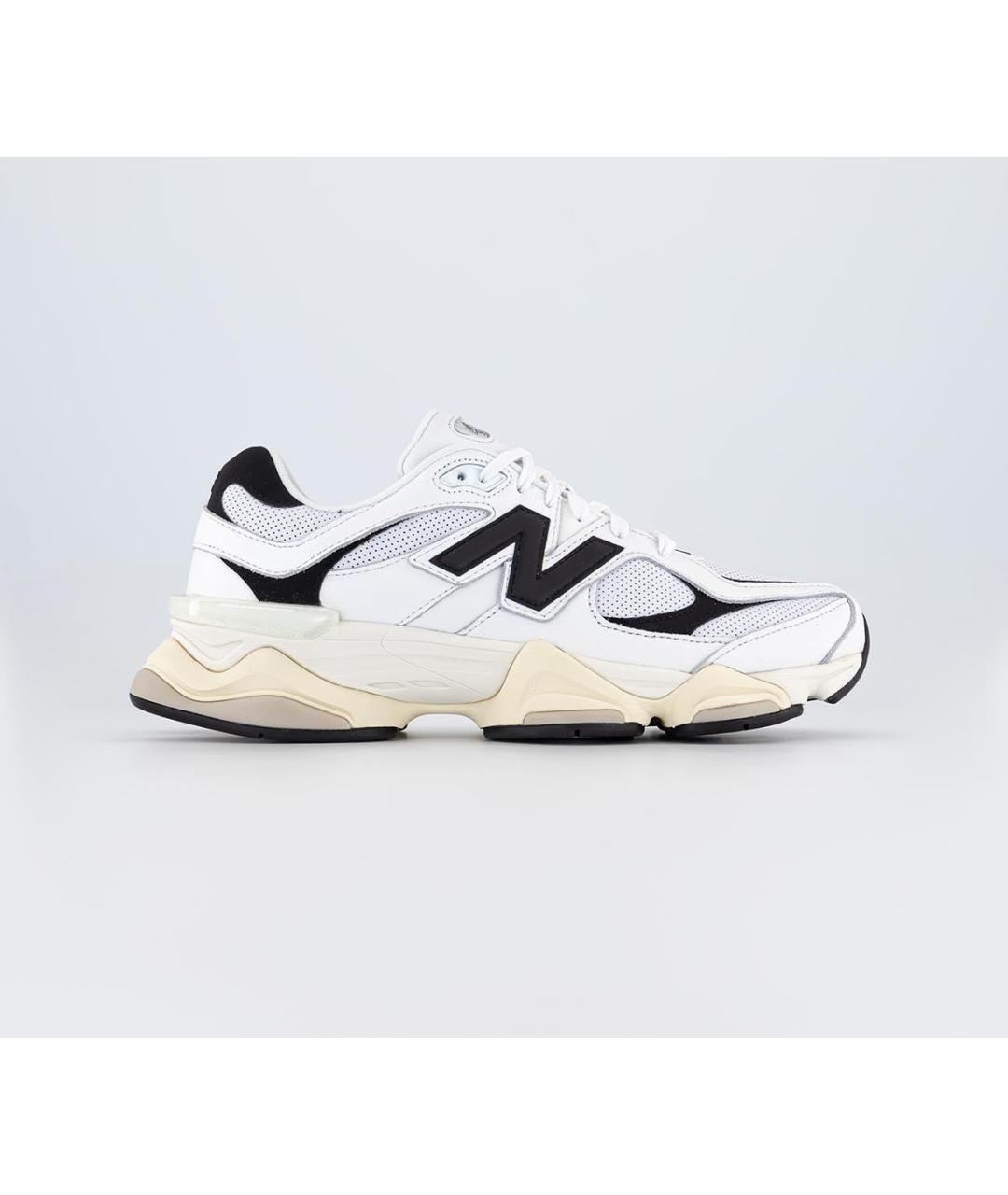 NEW BALANCE Белые кожаные низкие кроссовки / кеды, фото 6