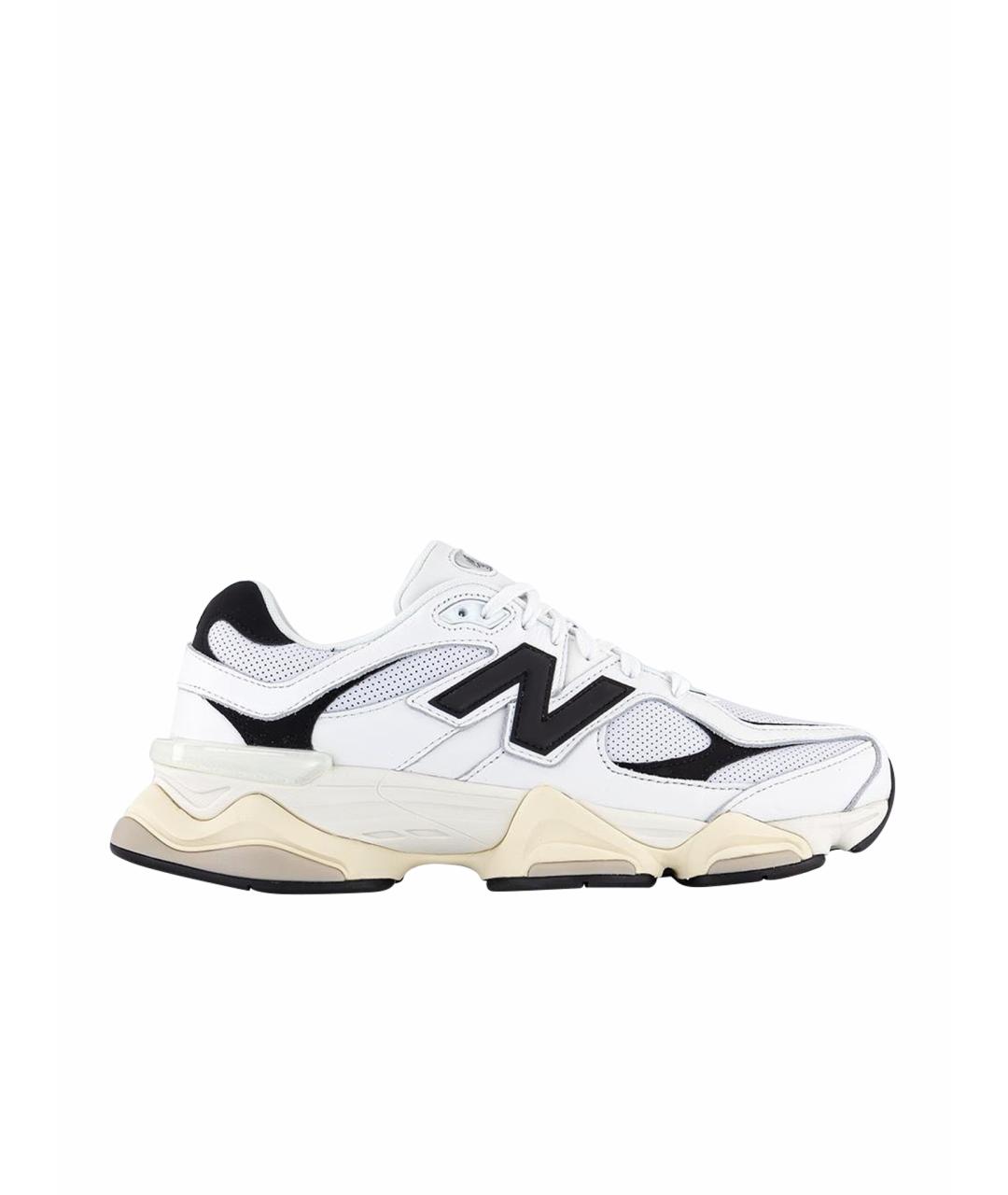 NEW BALANCE Белые кожаные низкие кроссовки / кеды, фото 1