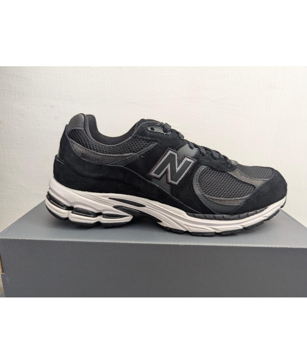 NEW BALANCE Черные замшевые низкие кроссовки / кеды, фото 5