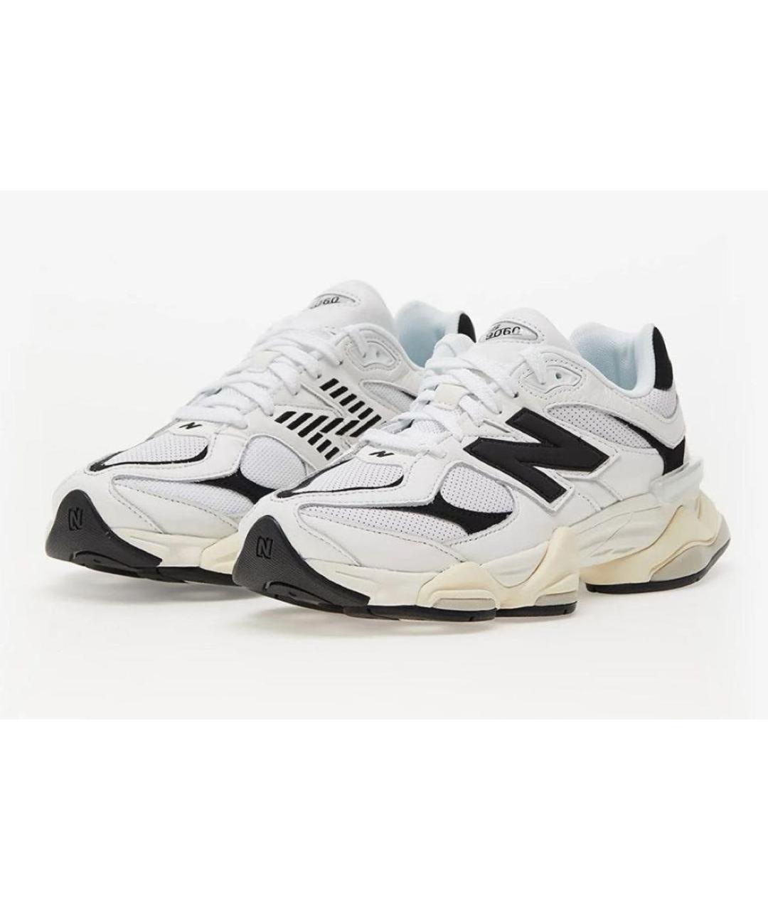 NEW BALANCE Белые кожаные низкие кроссовки / кеды, фото 4