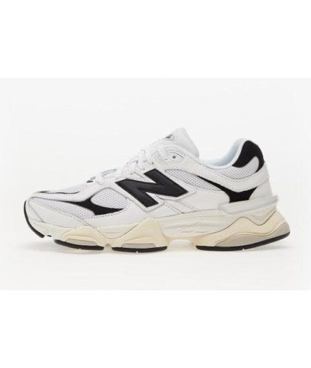 NEW BALANCE Белые кожаные низкие кроссовки / кеды, фото 2