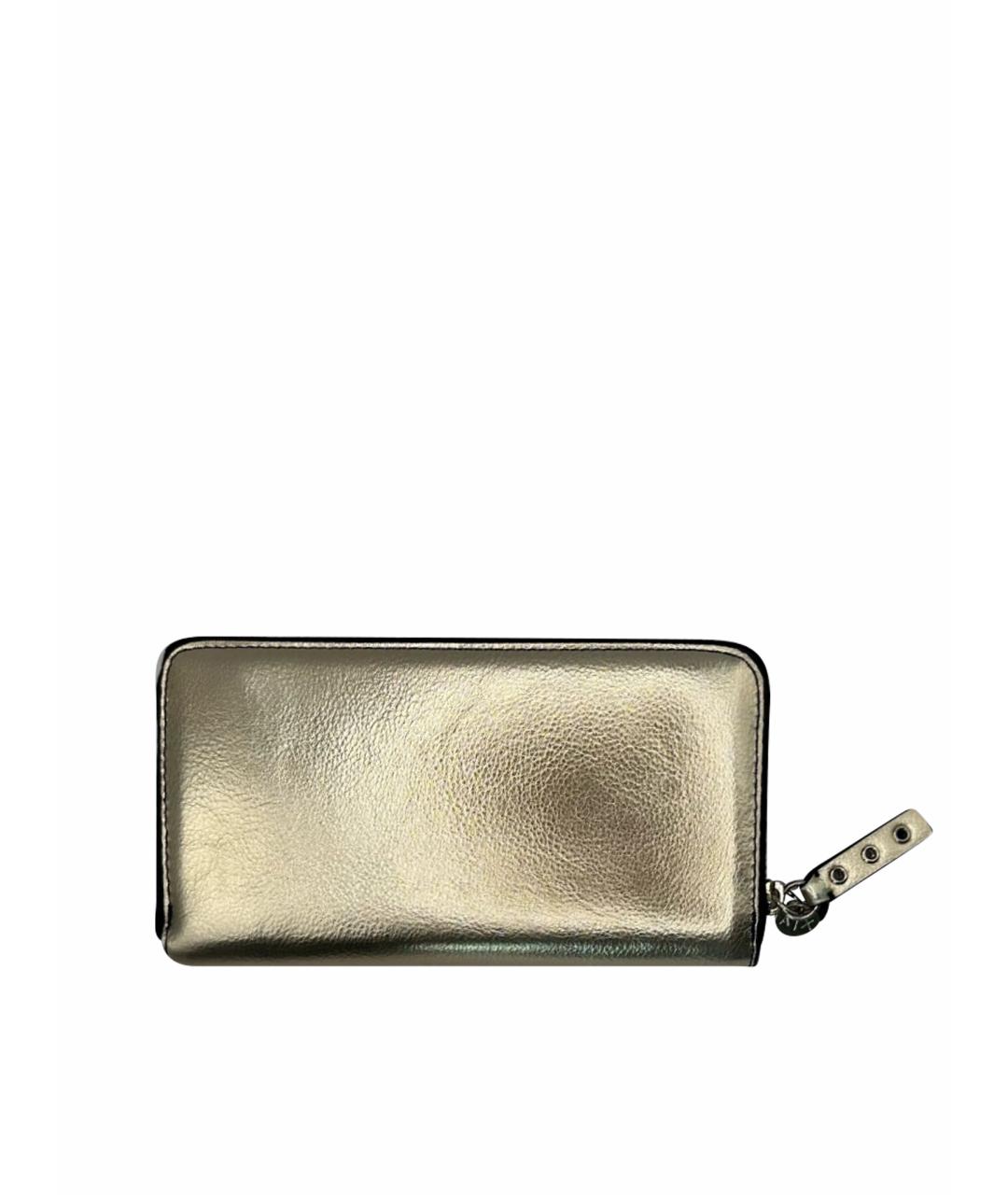 ARMANI EXCHANGE Золотой кошелек из искусственной кожи, фото 1