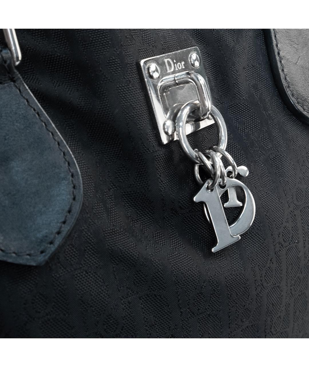 CHRISTIAN DIOR Черная сумка тоут, фото 4