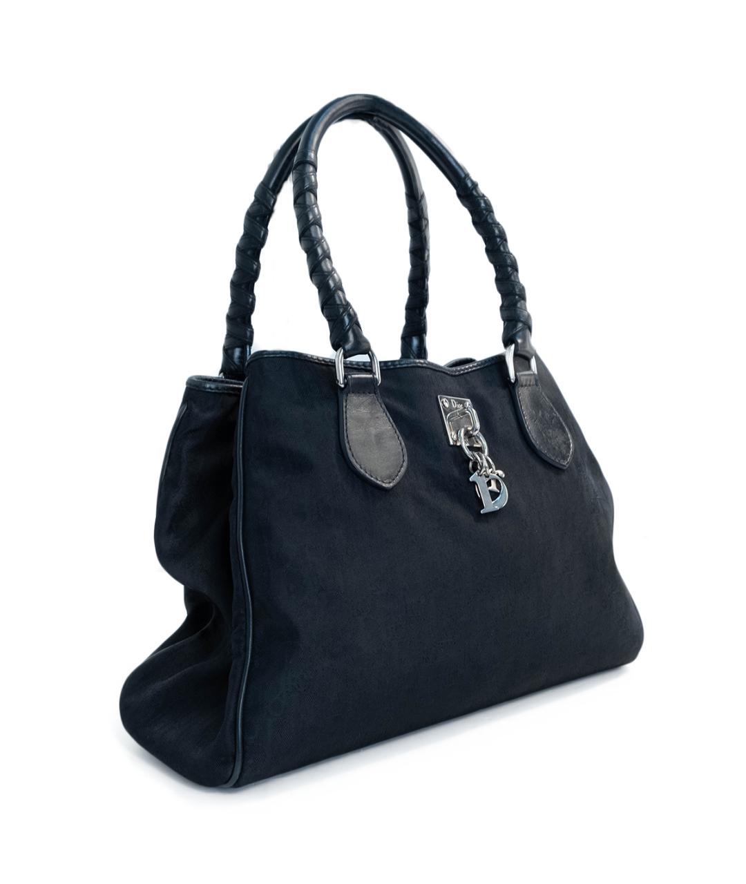 CHRISTIAN DIOR Черная сумка тоут, фото 2