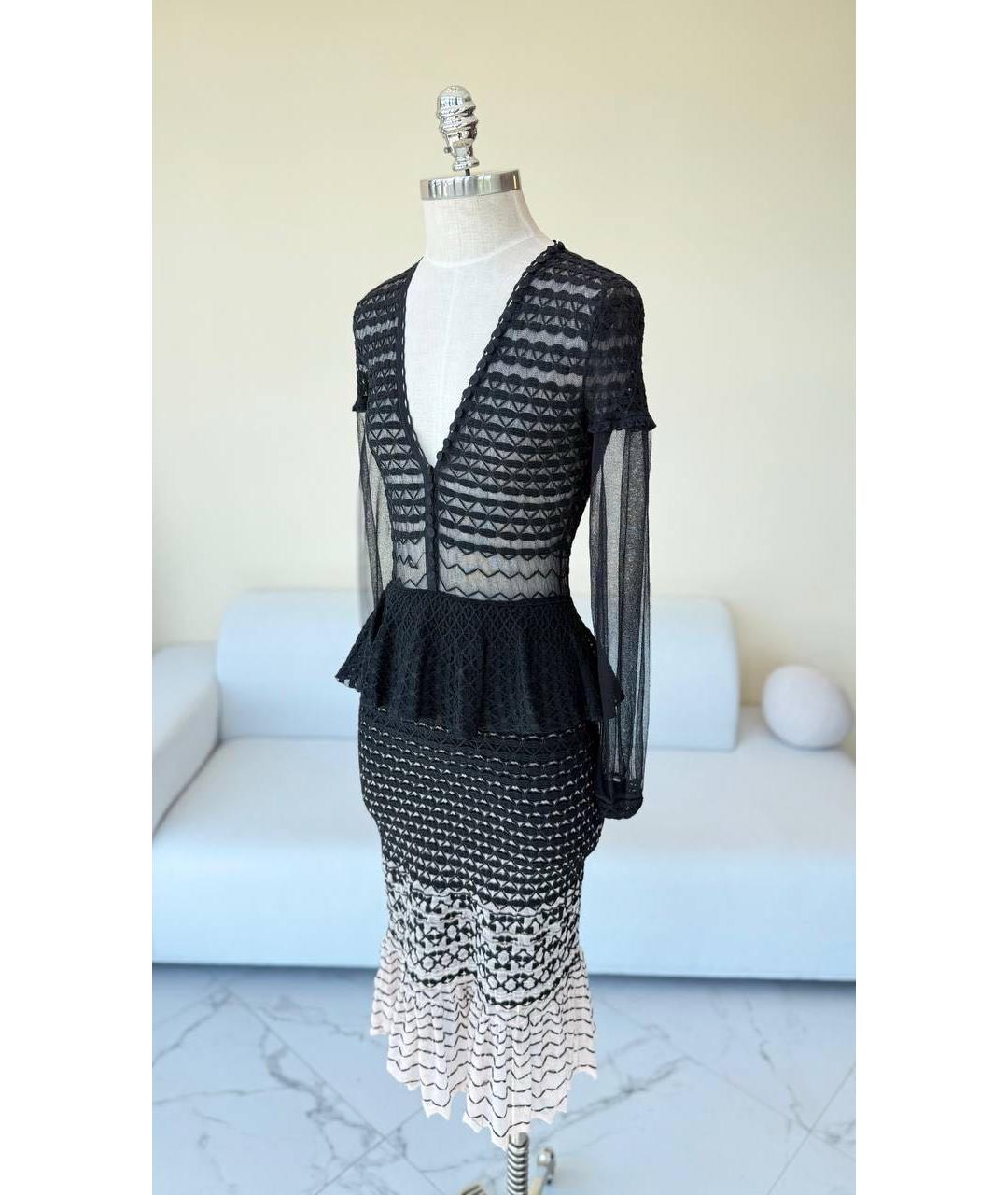 ALEXANDER MCQUEEN Черное вечернее платье, фото 3