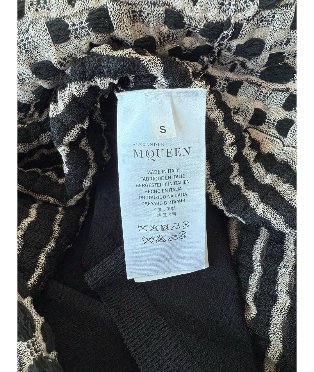 ALEXANDER MCQUEEN Черное вечернее платье, фото 5