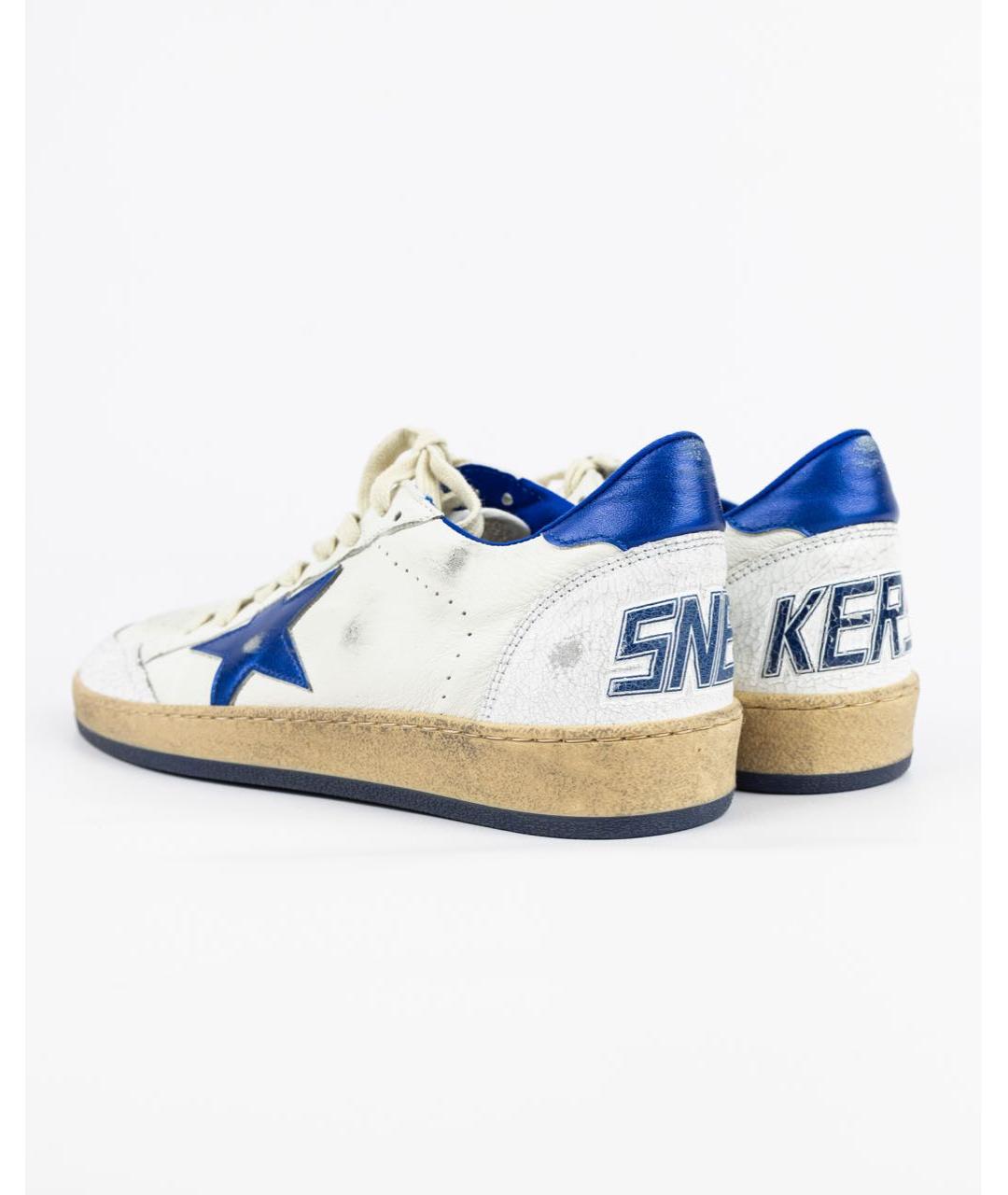 GOLDEN GOOSE DELUXE BRAND Белые кожаные кеды, фото 4