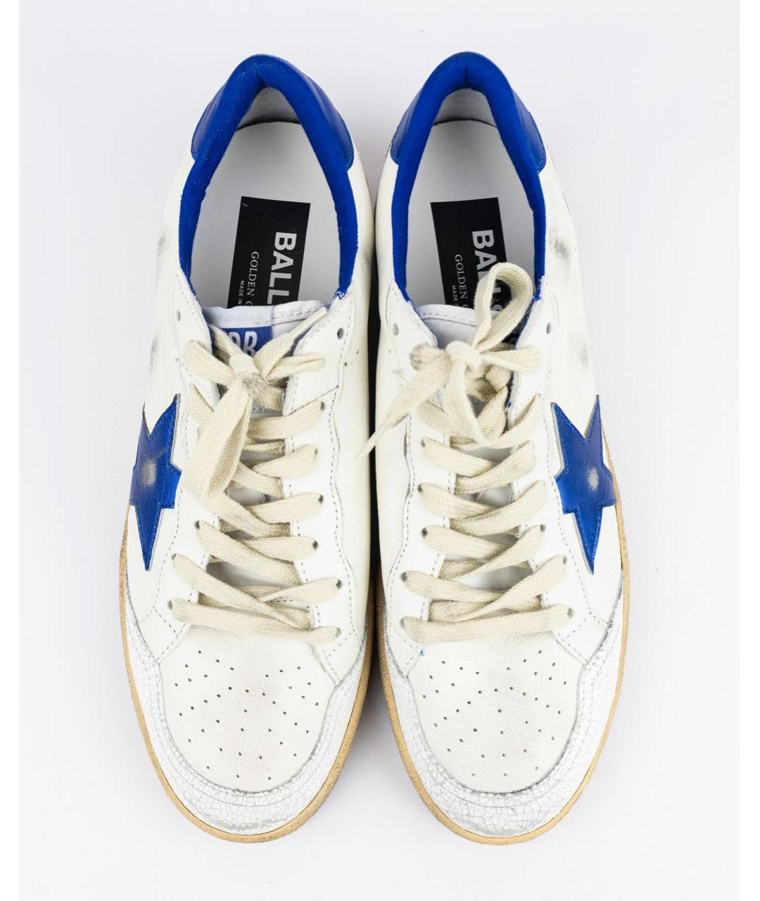 GOLDEN GOOSE DELUXE BRAND Белые кожаные кеды, фото 2
