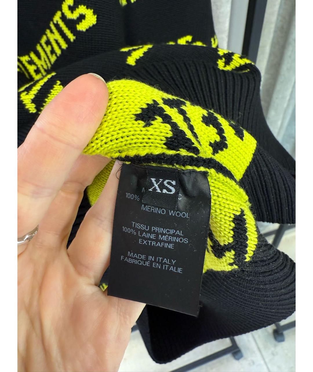 VETEMENTS Черный джемпер / свитер, фото 4