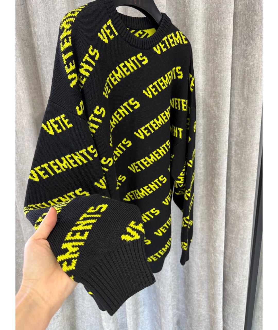VETEMENTS Черный джемпер / свитер, фото 5