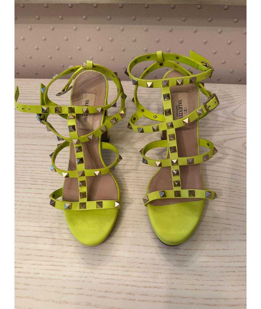 VALENTINO Кожаные босоножки, фото 2