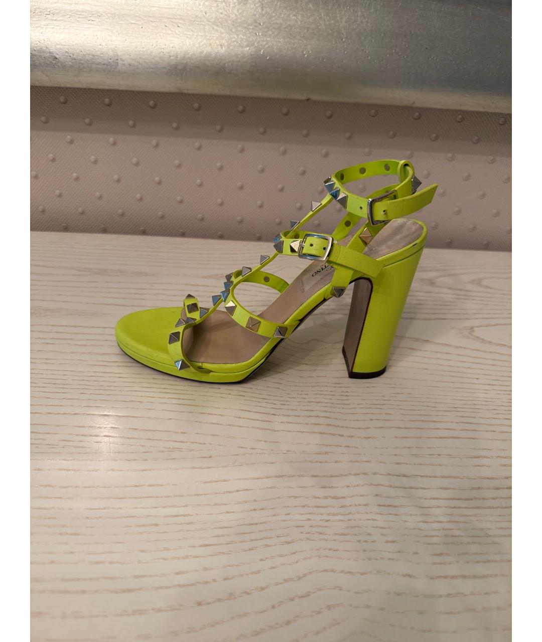 VALENTINO Кожаные босоножки, фото 9