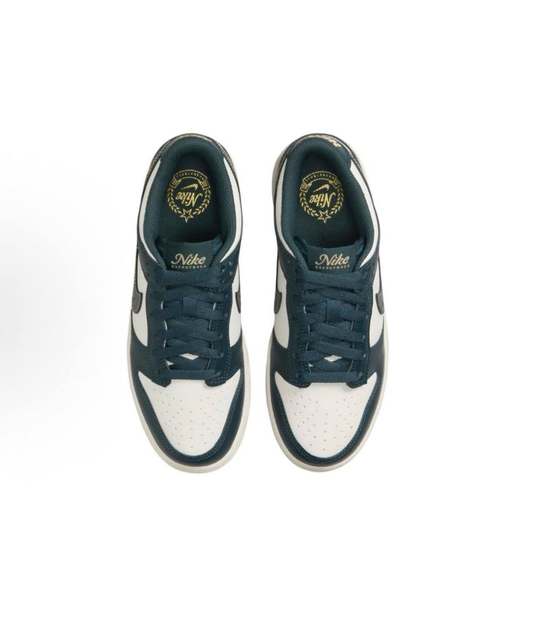 NIKE Зеленые кожаные кеды, фото 3