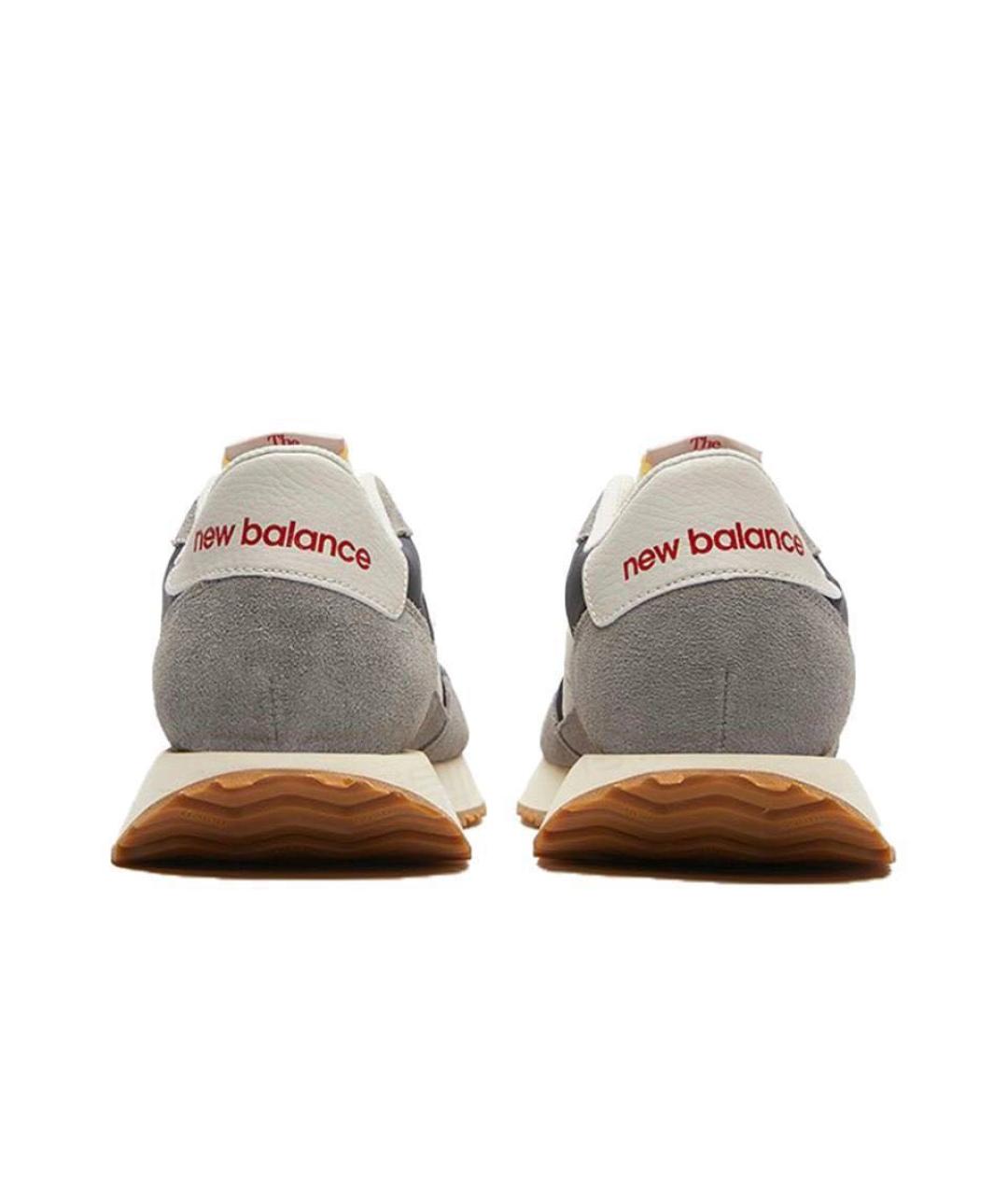 NEW BALANCE Серые замшевые высокие кроссовки / кеды, фото 4