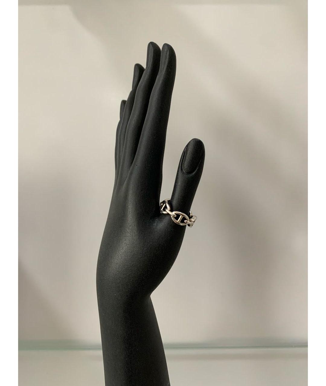 HERMES Серебряное серебряное кольцо, фото 5