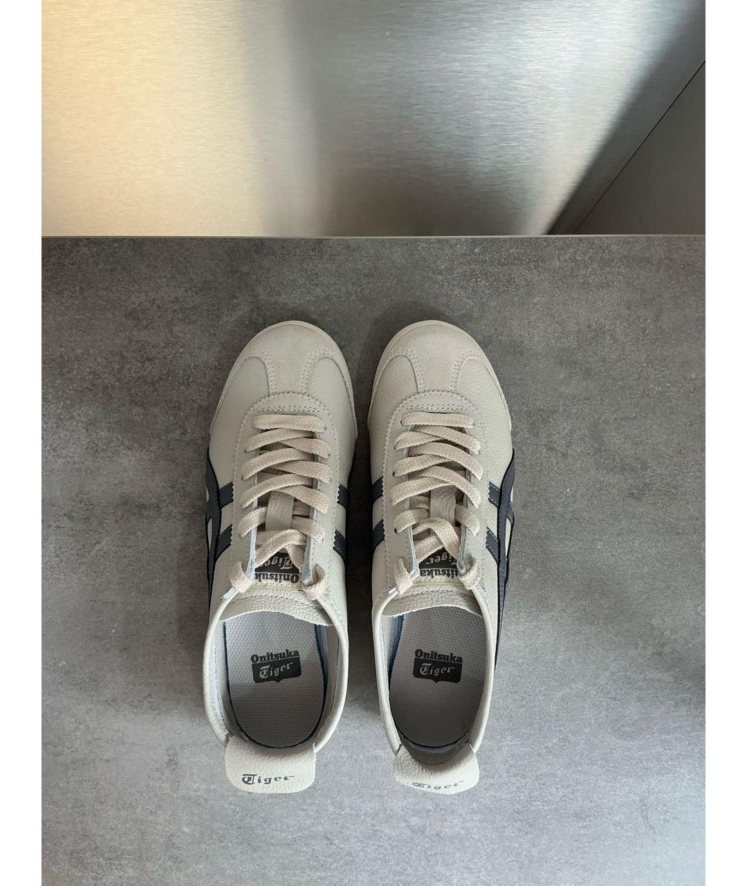 ONITSUKA TIGER Белые кожаные кроссовки, фото 3