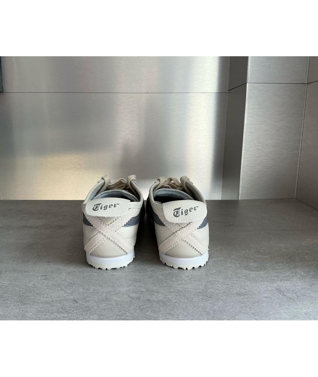 ONITSUKA TIGER Белые кожаные кроссовки, фото 4