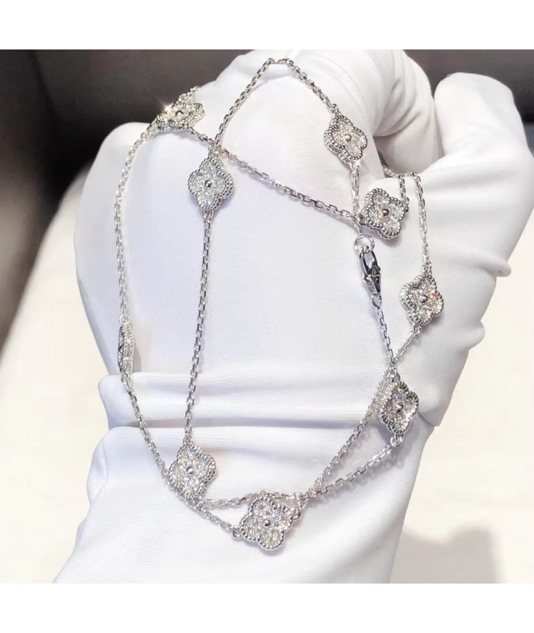 VAN CLEEF & ARPELS Колье из белого золота, фото 7