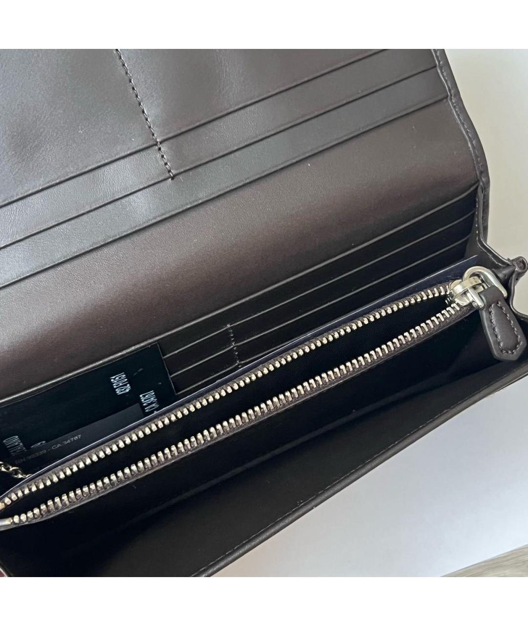 PRADA Коричневый кошелек, фото 4