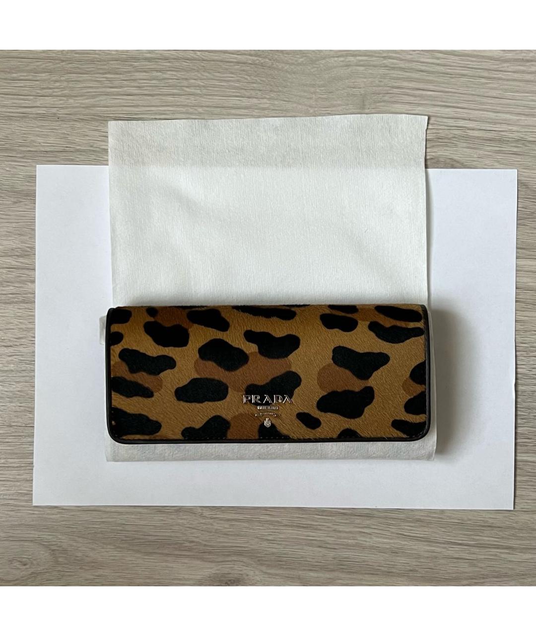 PRADA Коричневый кошелек, фото 7