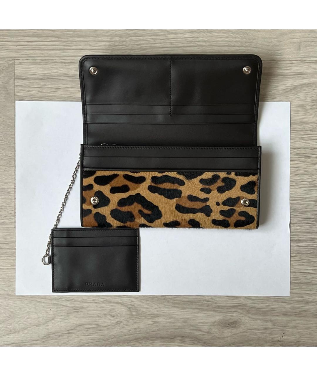 PRADA Коричневый кошелек, фото 3