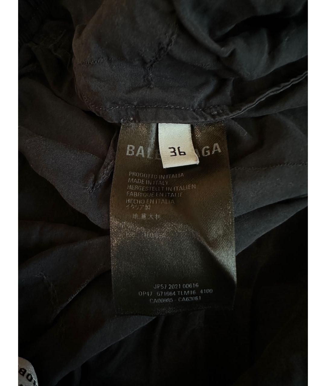 BALENCIAGA Темно-синие хлопковые шорты, фото 5