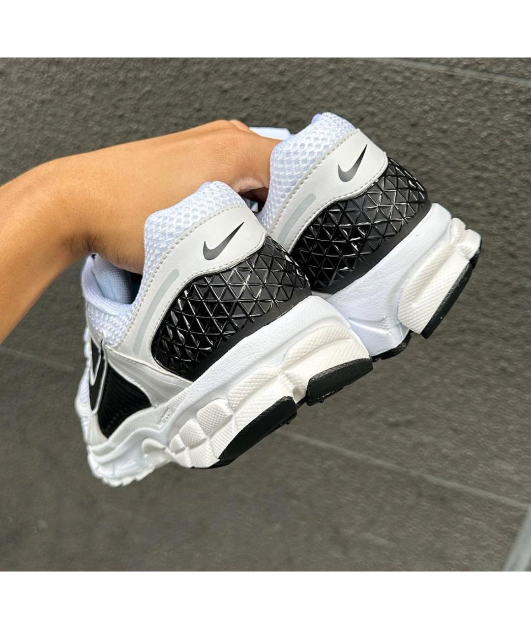 NIKE Белые текстильные низкие кроссовки / кеды, фото 8