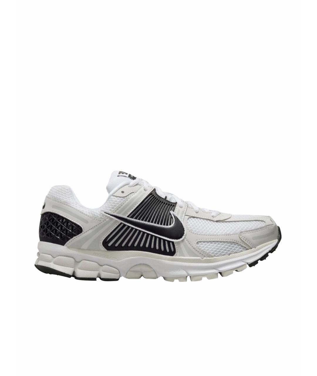 NIKE Белые текстильные низкие кроссовки / кеды, фото 1