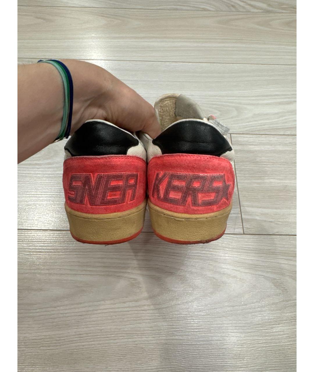 GOLDEN GOOSE DELUXE BRAND Розовые замшевые кеды, фото 4