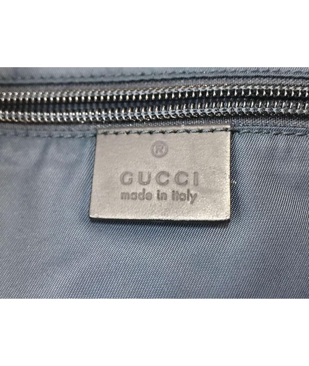 GUCCI Черный кожаный рюкзак, фото 6